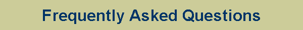 Frequently Asked Questions